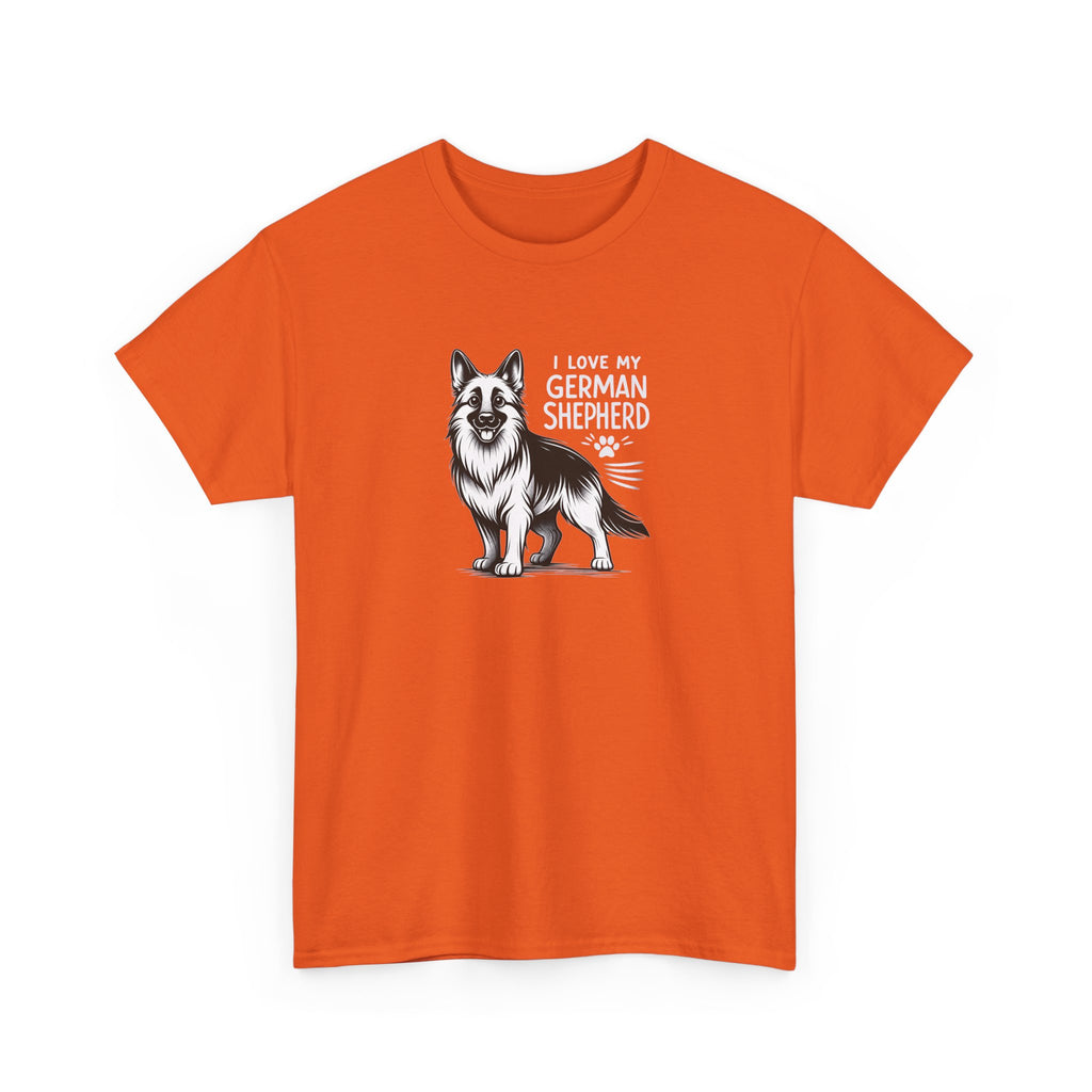 I Love My German Shepherd T-Shirt — Cute German Shepherd Dog Tee for Dog Lovers