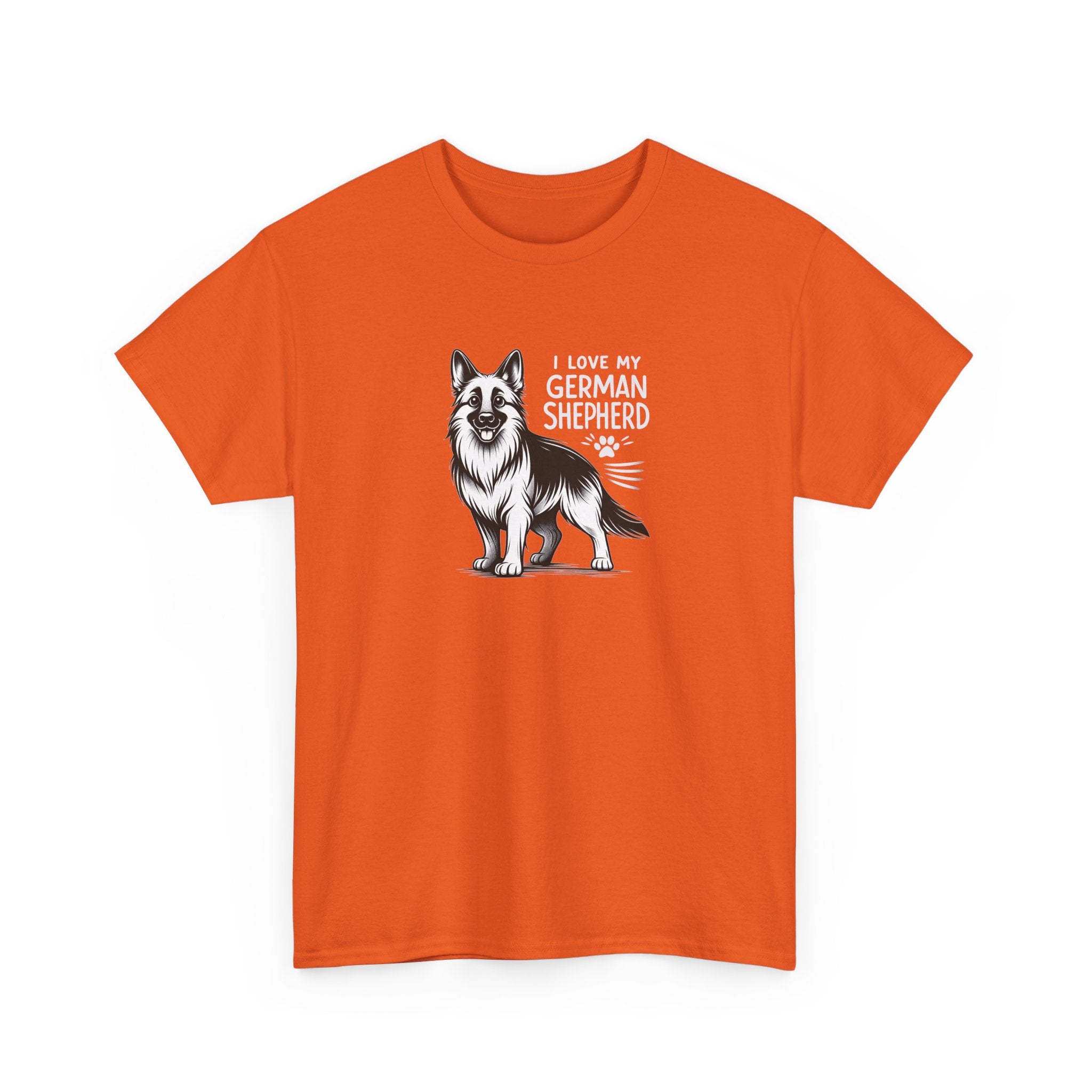 I Love My German Shepherd T-Shirt — Cute German Shepherd Dog Tee for Dog Lovers