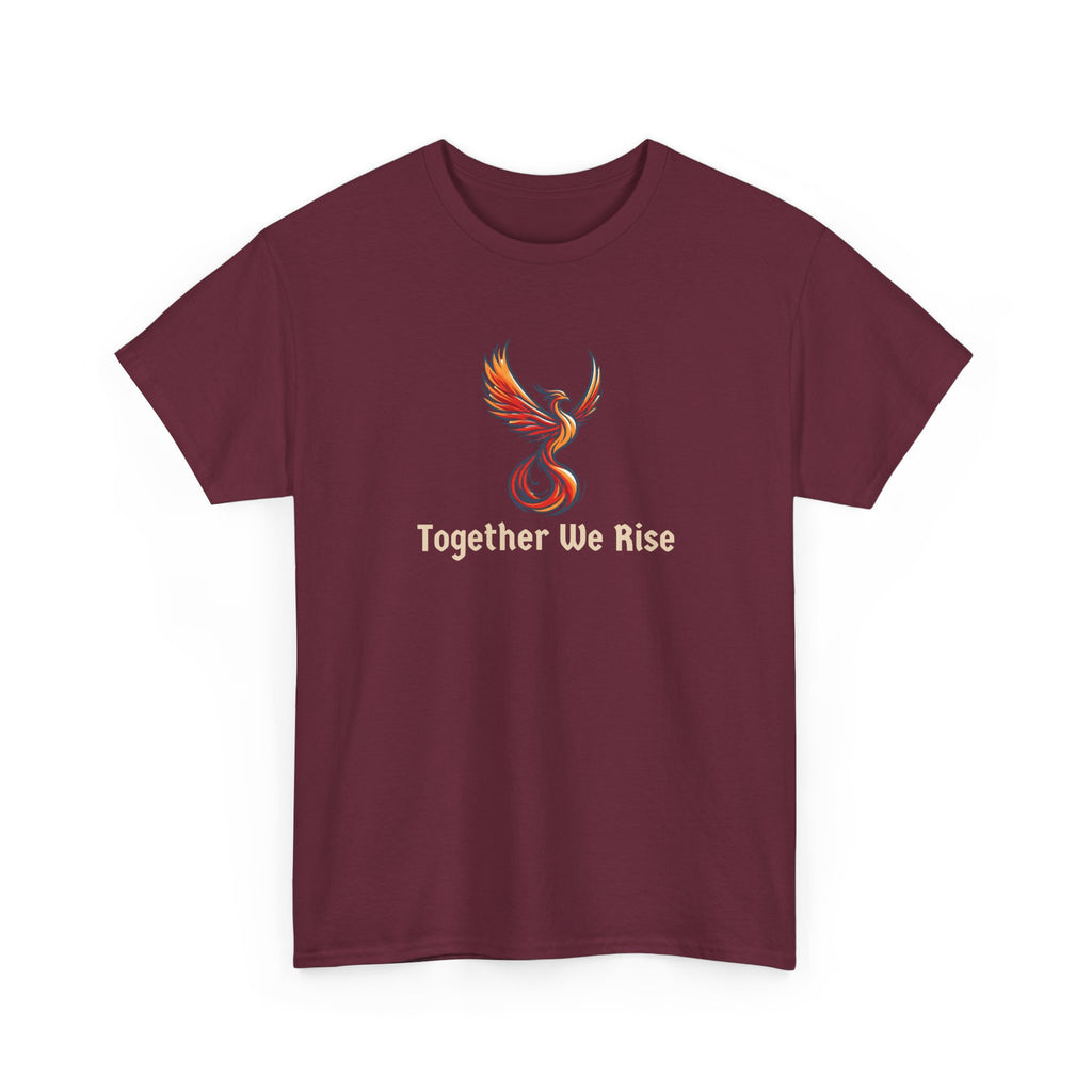 Phoenix Rising T‑Shirt — "Together We Rise" Inspirational Tee