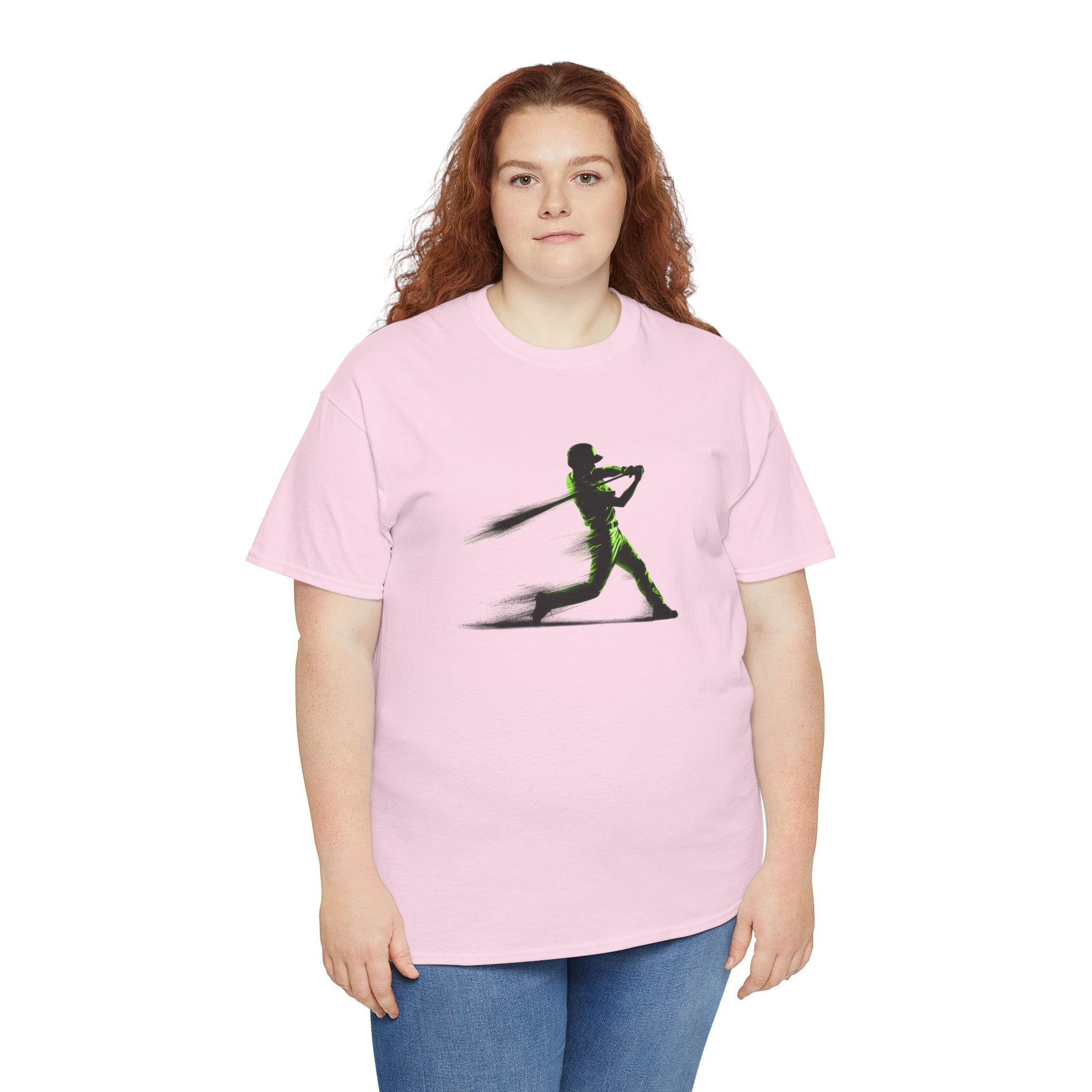 Baseball Batter Silhouette Tee — Fast Swing Sports T‑Shirt