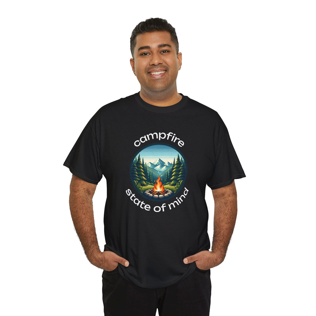 Campfire State of Mind T-Shirt — Outdoor Camping Graphic Tee