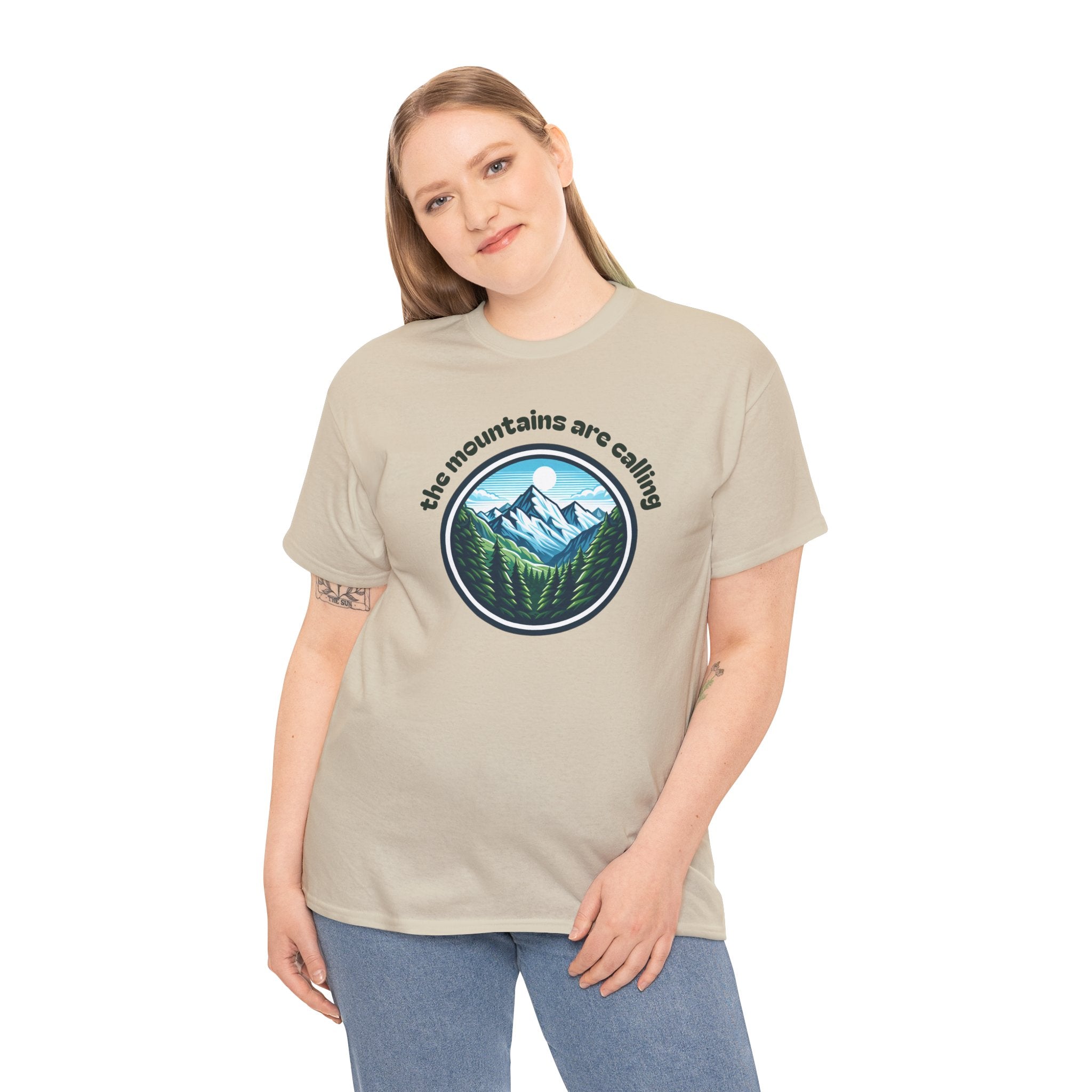 Mountains Are Calling T-Shirt — Scenic Hiking Graphic Tee
