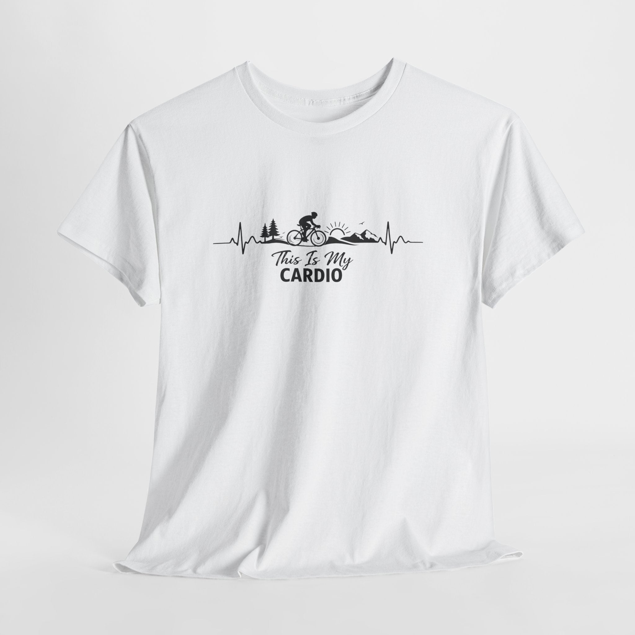 Bike Rider T‑Shirt — "This Is My Cardio" Cycling Tee
