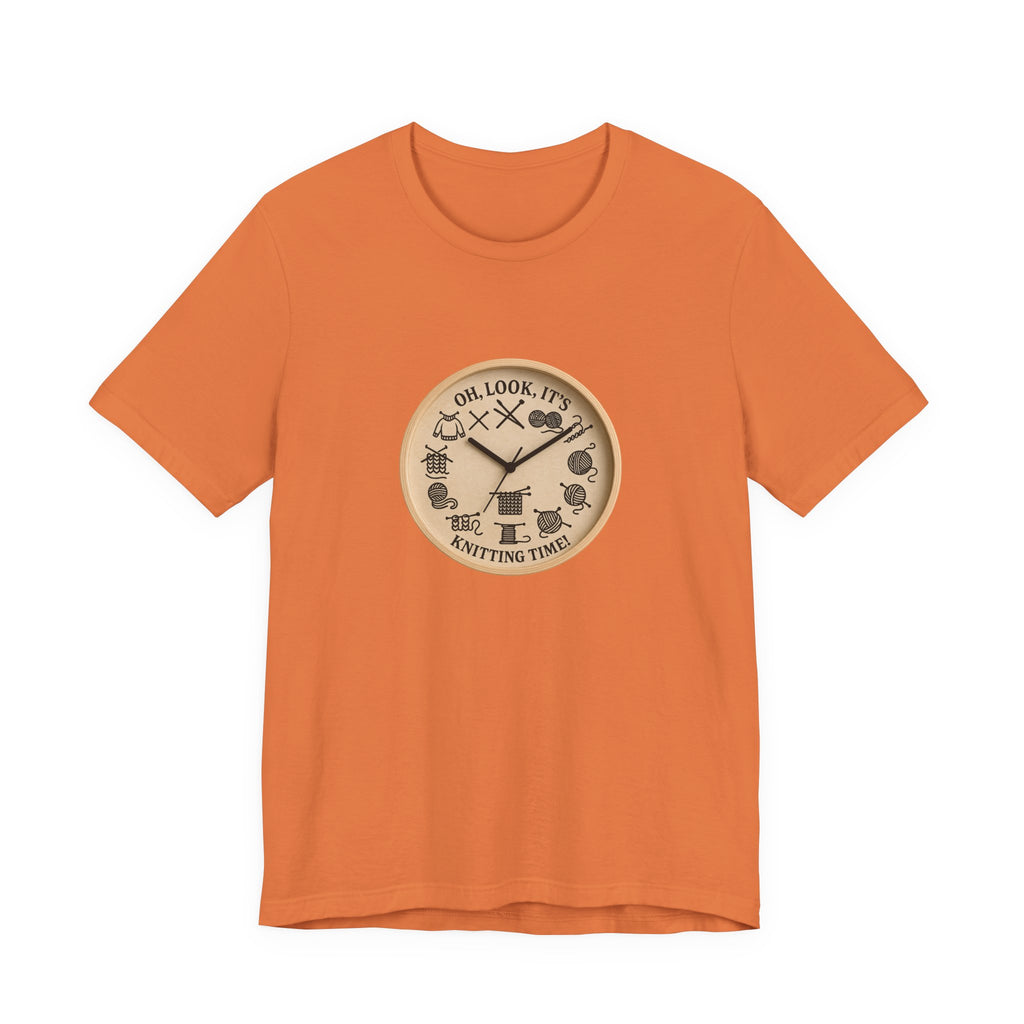 Knitting Time T-Shirt — "Oh, Look, It’s Knitting Time!" Graphic Tee