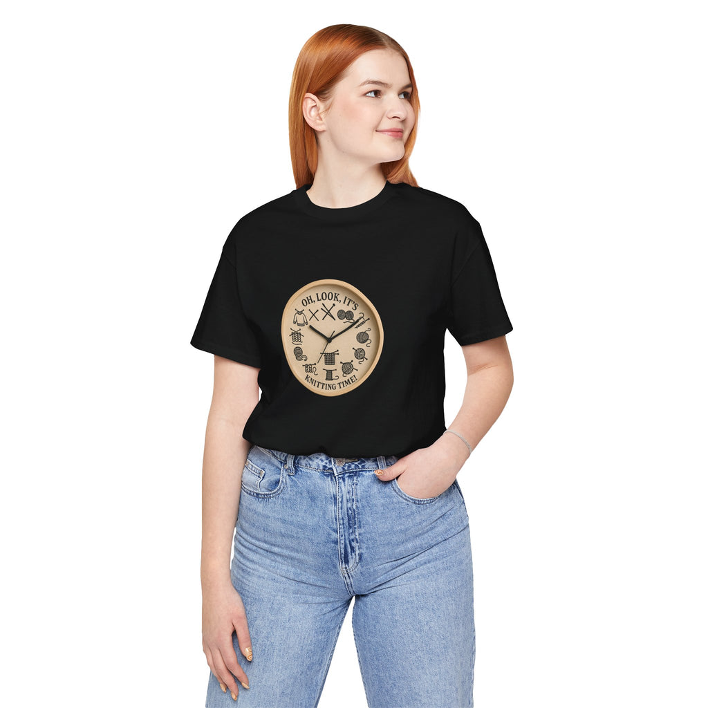 Knitting Time T-Shirt — "Oh, Look, It’s Knitting Time!" Graphic Tee