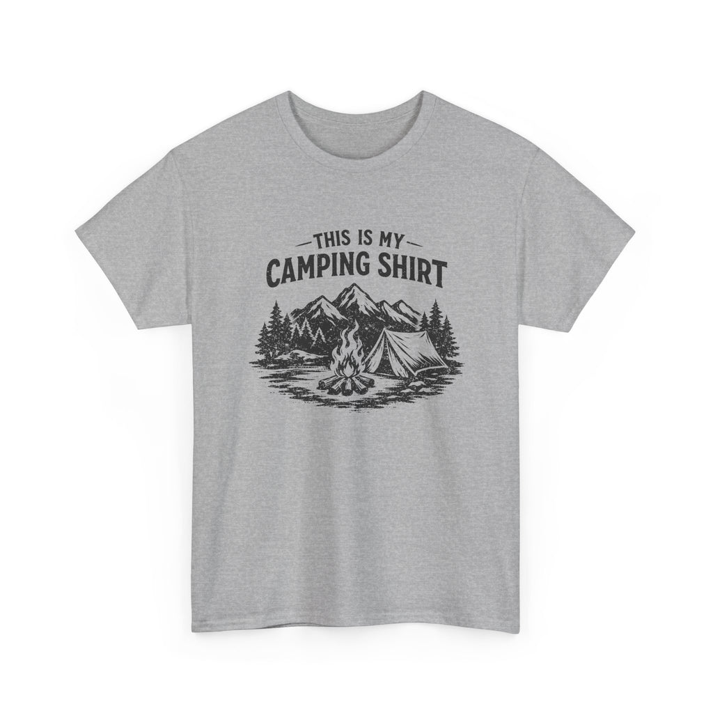 This Is My Camping Shirt - Graphic T‑Shirt for Campers & Outdoor Lovers
