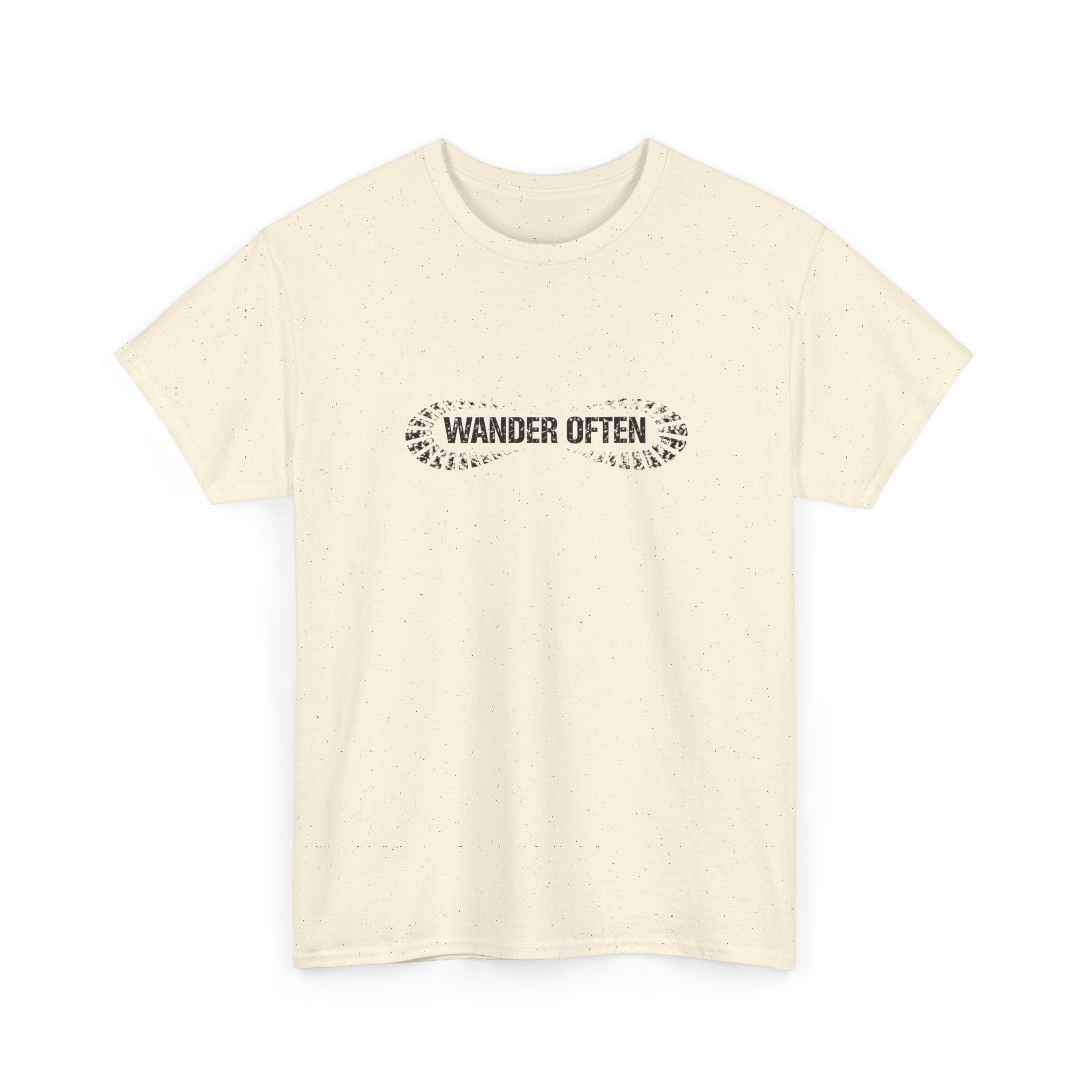 Wander Often T‑Shirt — Minimal Adventure Tee for Travelers & Hikers