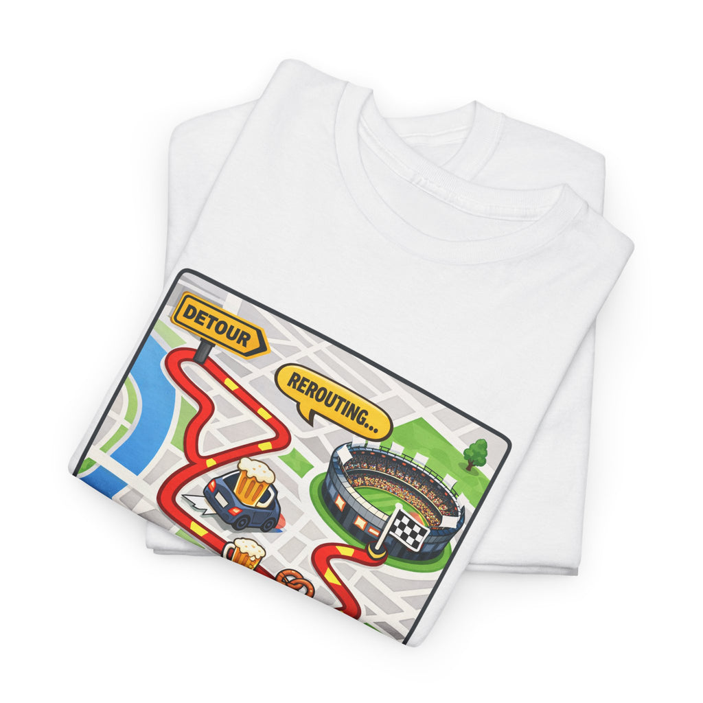 Beer Sports Trip T-Shirt — "ETA: 3 Beers" Funny Game Day Tee