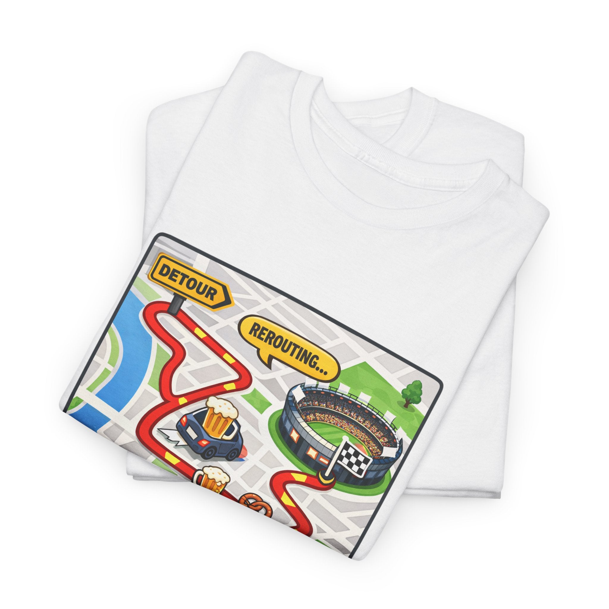Beer Sports Trip T-Shirt — "ETA: 3 Beers" Funny Game Day Tee