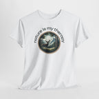 Nature Is My Therapy T-Shirt — Forest Meditation Graphic Tee