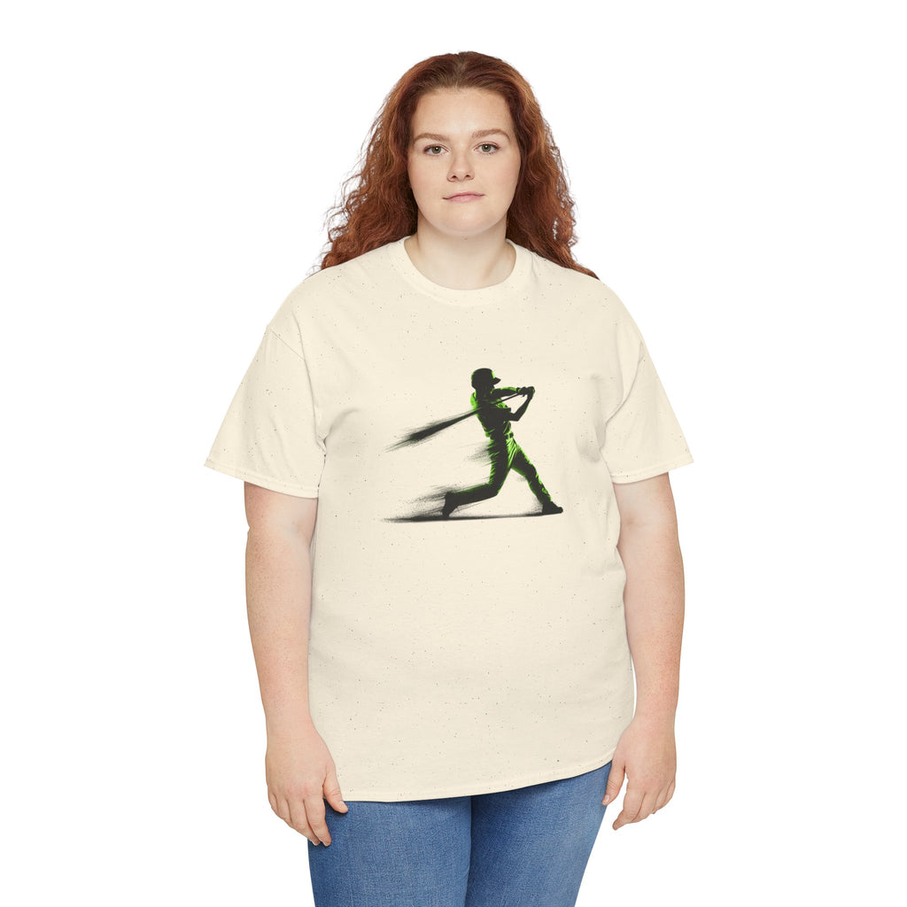 Baseball Batter Silhouette Tee — Fast Swing Sports T‑Shirt