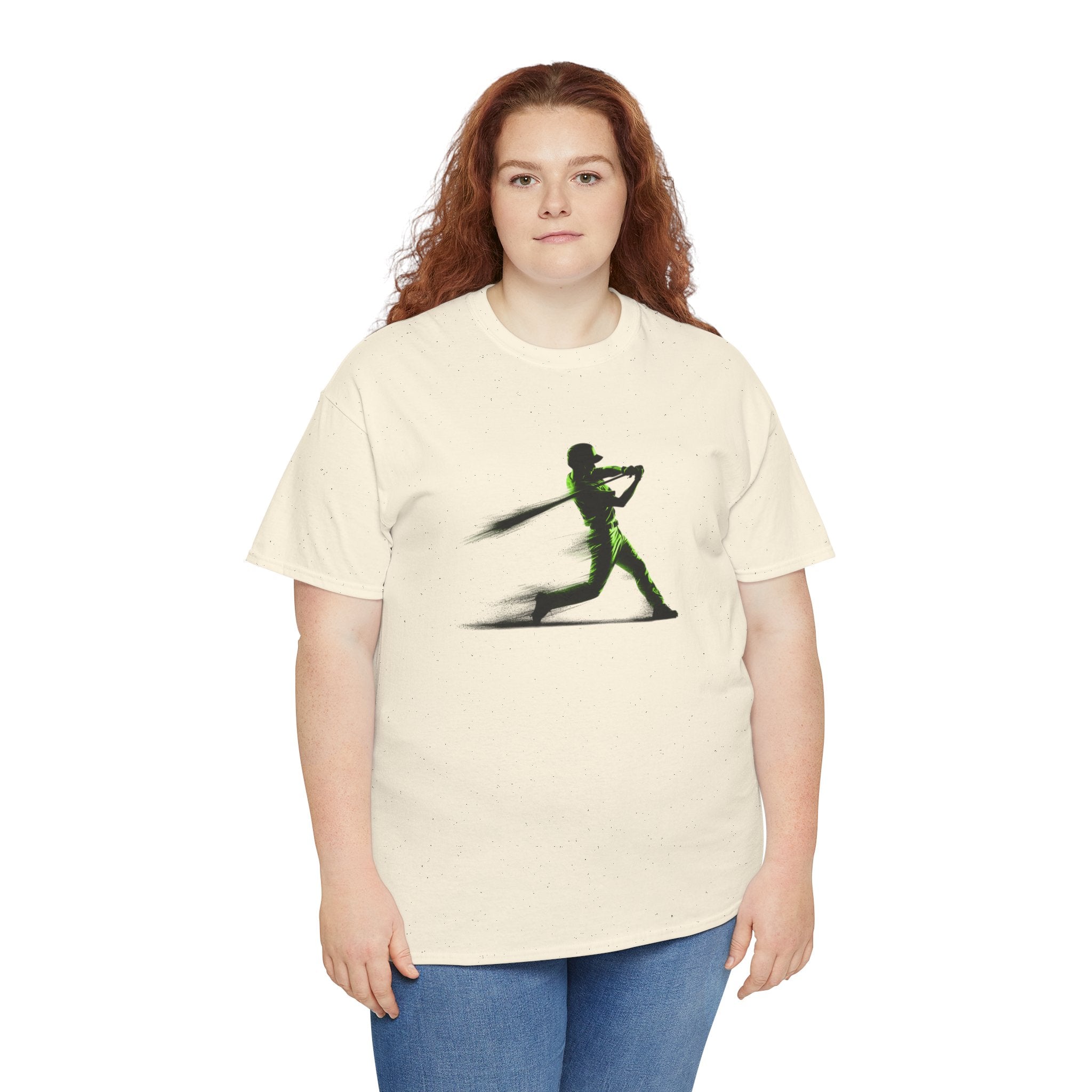 Baseball Batter Silhouette Tee — Fast Swing Sports T‑Shirt