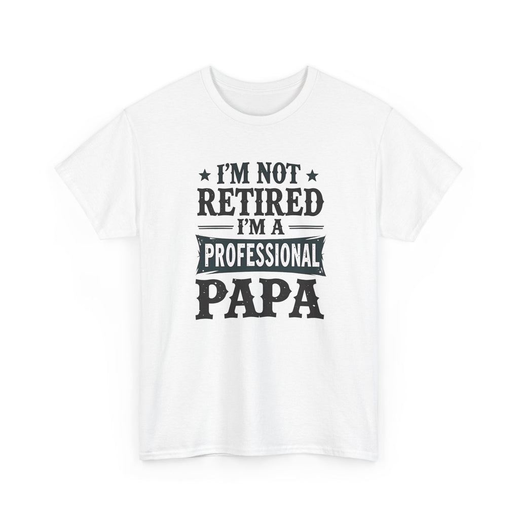 I'm Not Retired I'm A Professional Papa T-Shirt