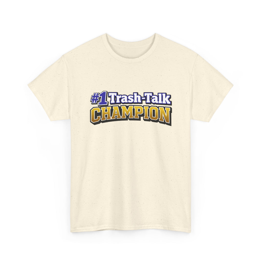 #1 Trash-Talk Champion Funny Sports Fan T-Shirt
