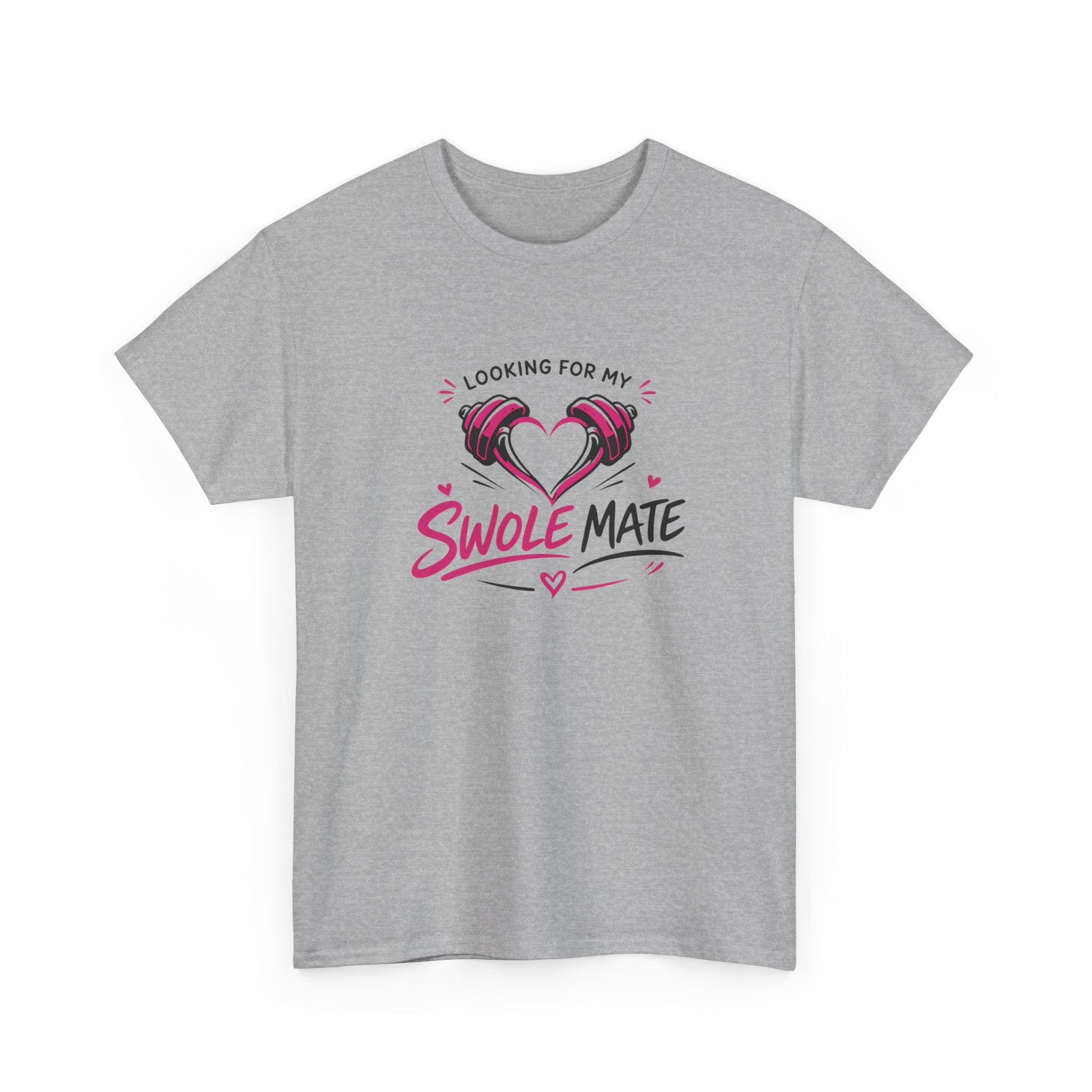 T-Shirt — "Looking For My Swole Mate" Funny Gym Fitness Tee