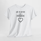 Life Is Better with a Chihuahua Heart Dog Lover Tee