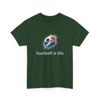 Football Is Life T-Shirt — Color Splash Soccer Ball Tee