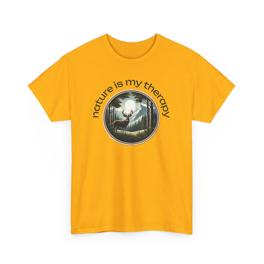 Nature Is My Therapy T-Shirt — Forest Meditation Graphic Tee