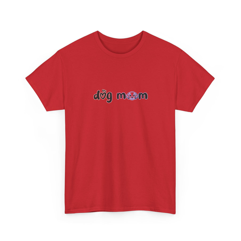 Dog Mom T‑Shirt — Cute Paw Print Graphic Tee for Pet Lovers