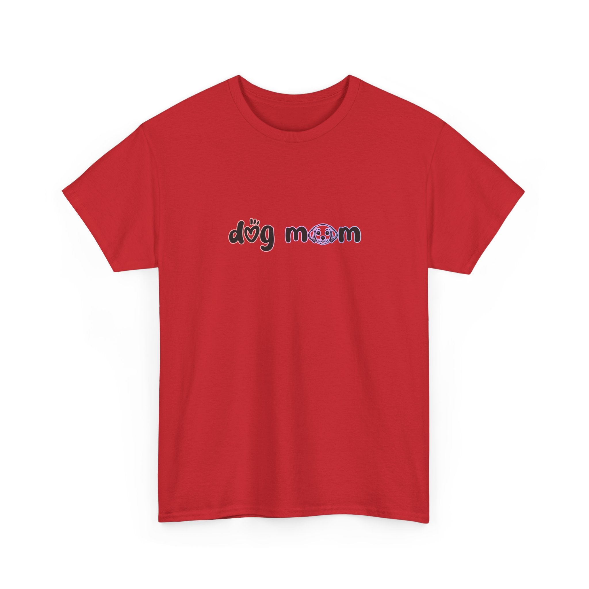 Dog Mom T‑Shirt — Cute Paw Print Graphic Tee for Pet Lovers