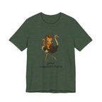 Cat Cowboy Riding Ostrich T-Shirt – Whimsical Western Animal Tee