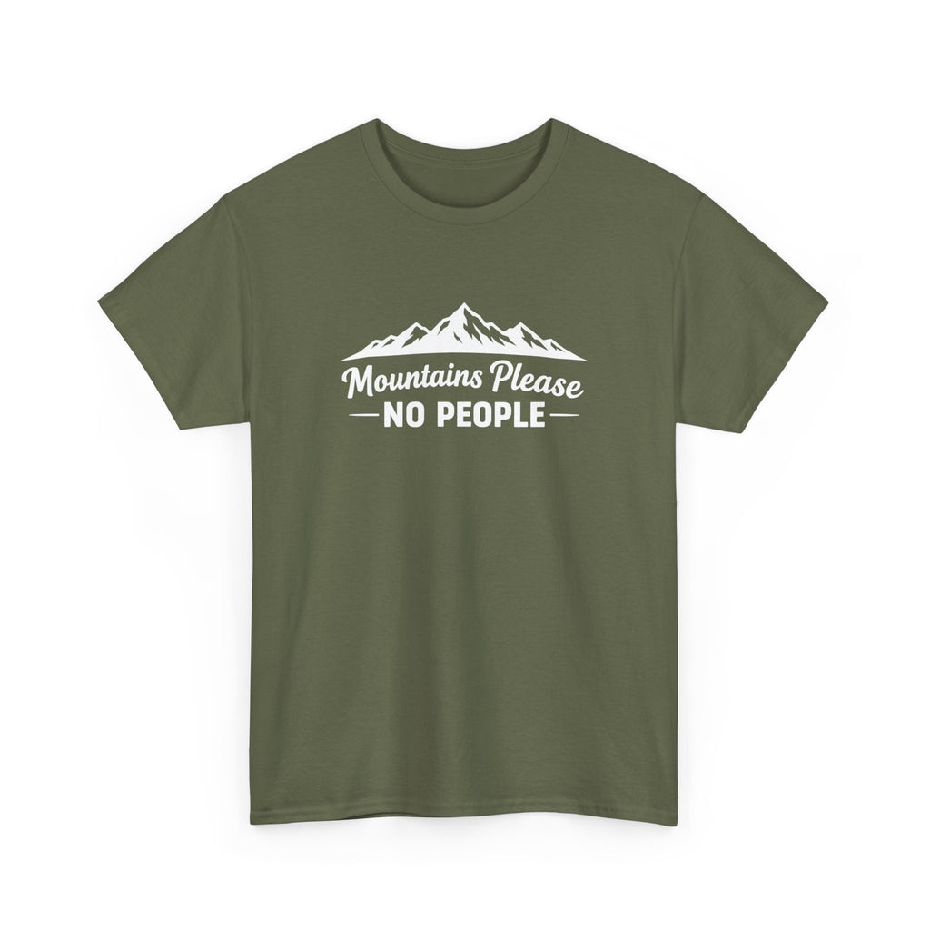 Mountains Please No People Tee