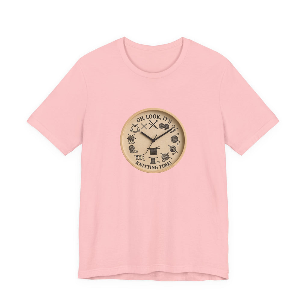 Knitting Time T-Shirt — "Oh, Look, It’s Knitting Time!" Graphic Tee