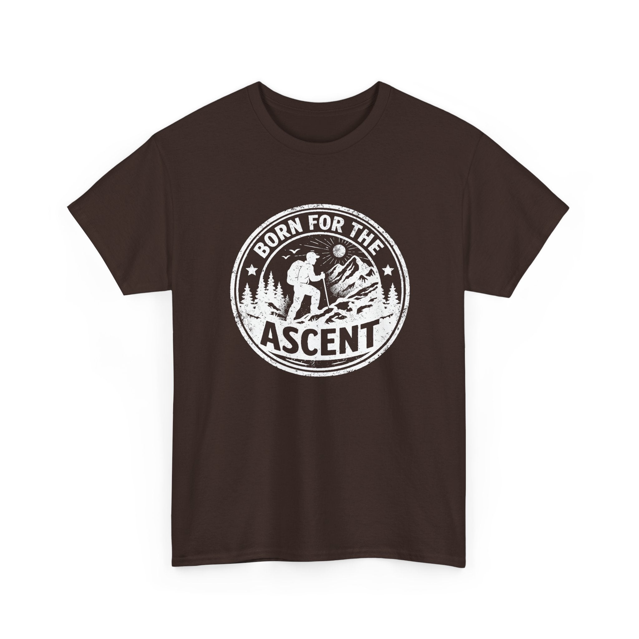 Born for the Ascent Hiking T-Shirt — Outdoor Mountain Climber Tee