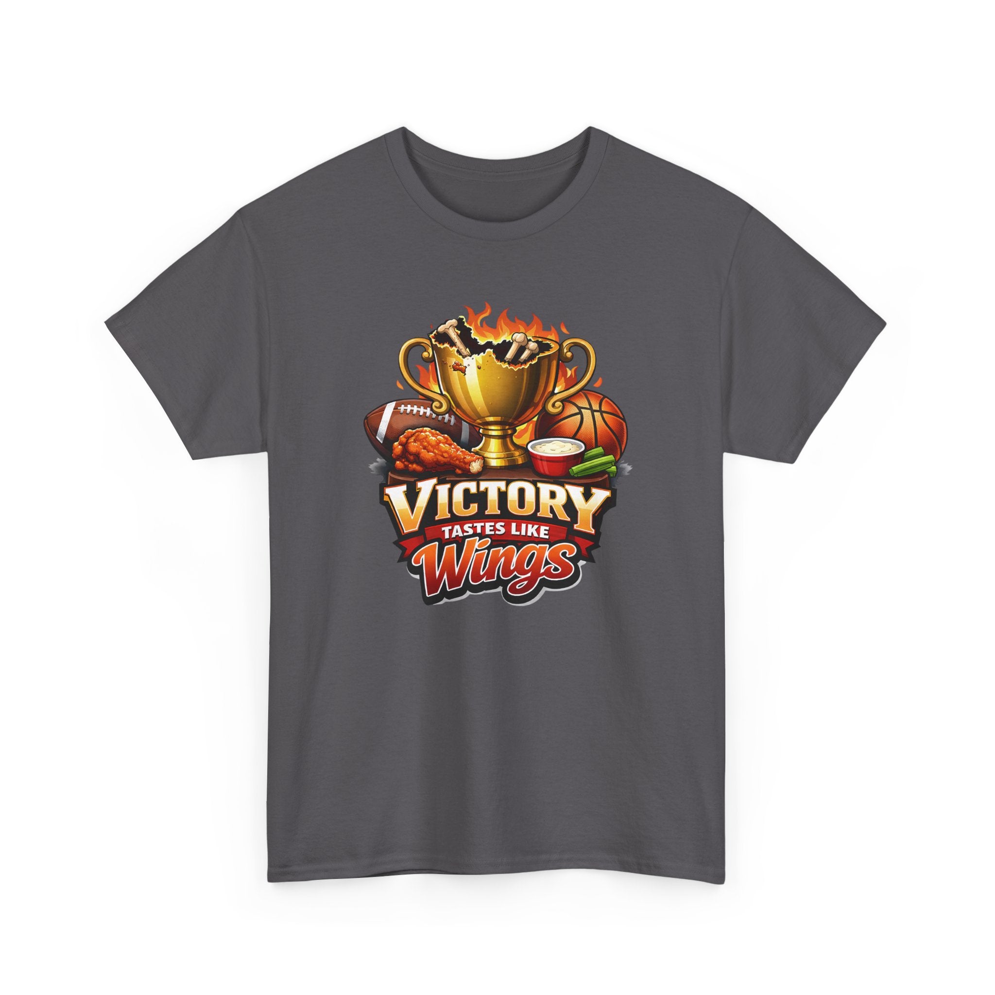 Victory T-Shirt - "Victory Tastes Like Wings" Sports & Game Day Tee