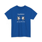 "I'm Weird. Glad You Like That." Weird Foxes T‑Shirt — Cute Retro Animal Tee