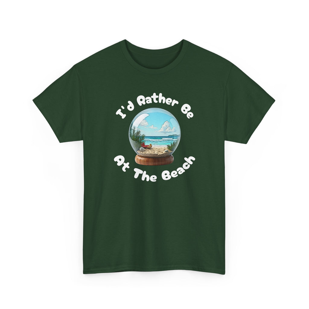 I'd Rather Be At The Beach T-Shirt — Beach Vibes Graphic Tee