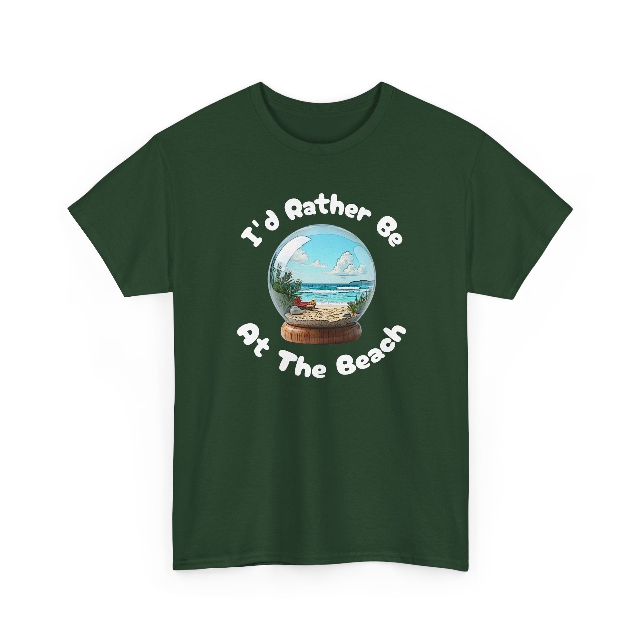 I'd Rather Be At The Beach T-Shirt — Beach Vibes Graphic Tee