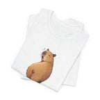 Capybara Lookover T‑Shirt — Funny Woodland Animal Tee
