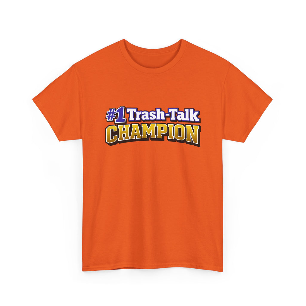 #1 Trash-Talk Champion Funny Sports Fan T-Shirt