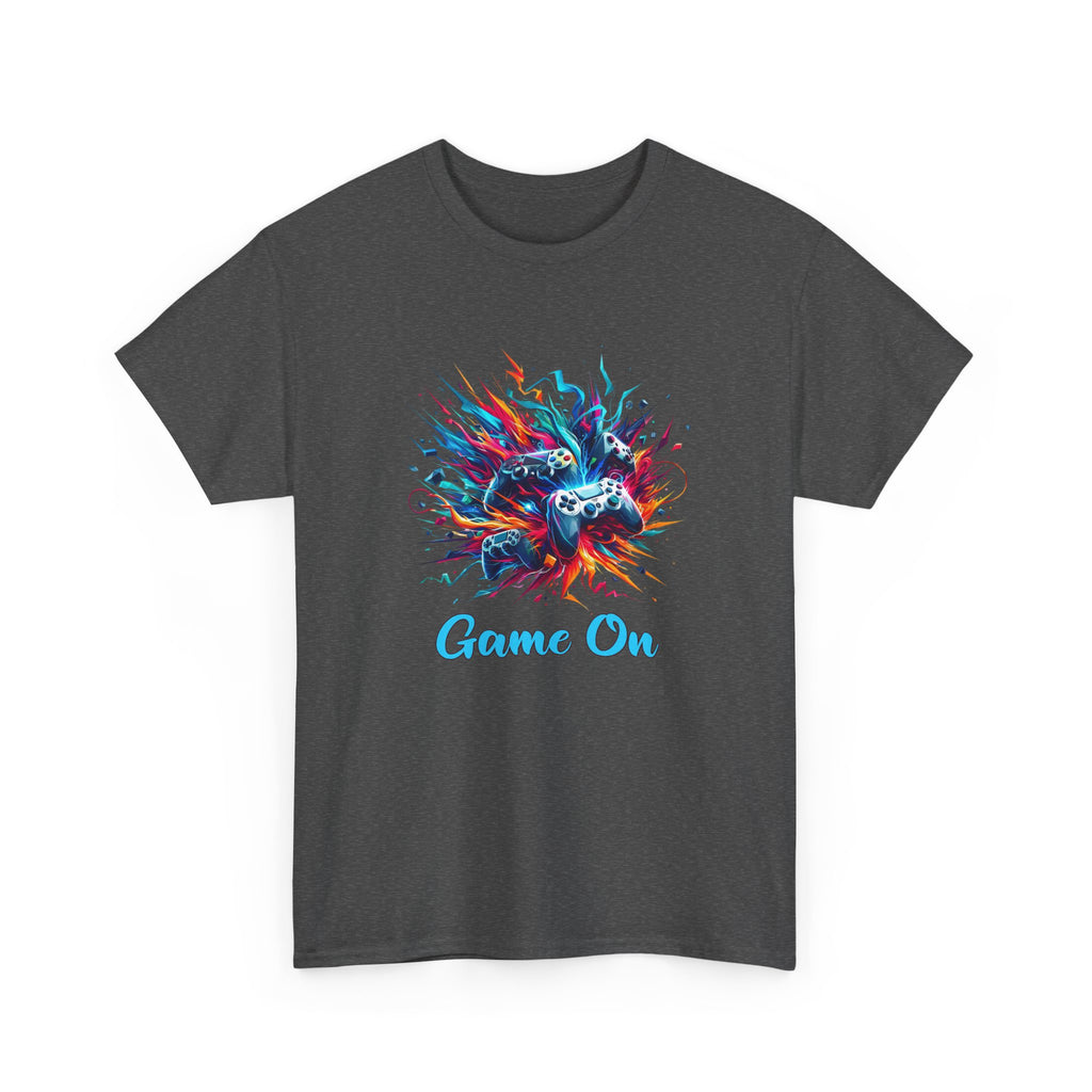 Gaming T-Shirt — 'Game On' Color Splash Controller Tee