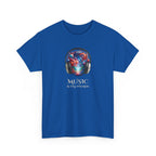 Music Is My Escape T-Shirt — Colorful Headphone Art Tee