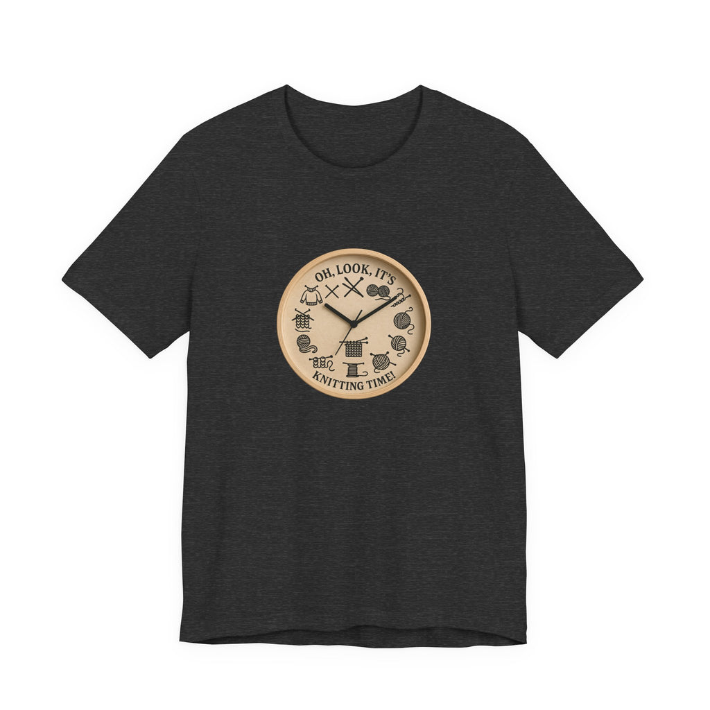 Knitting Time T-Shirt — "Oh, Look, It’s Knitting Time!" Graphic Tee