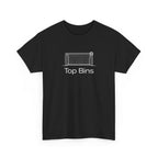 Top Bins T-Shirt – Minimal Soccer Goal Graphic Tee