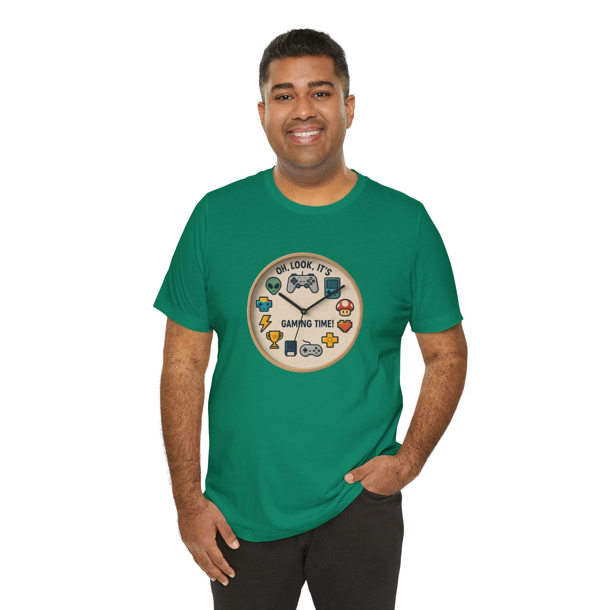 Gaming Time Graphic Tee — "Oh, Look, It's Gaming Time" Video Game Controller Shirt