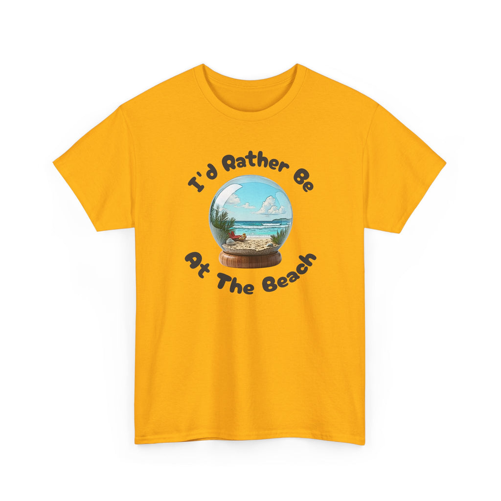 I'd Rather Be At The Beach T-Shirt — Beach Vibes Graphic Tee