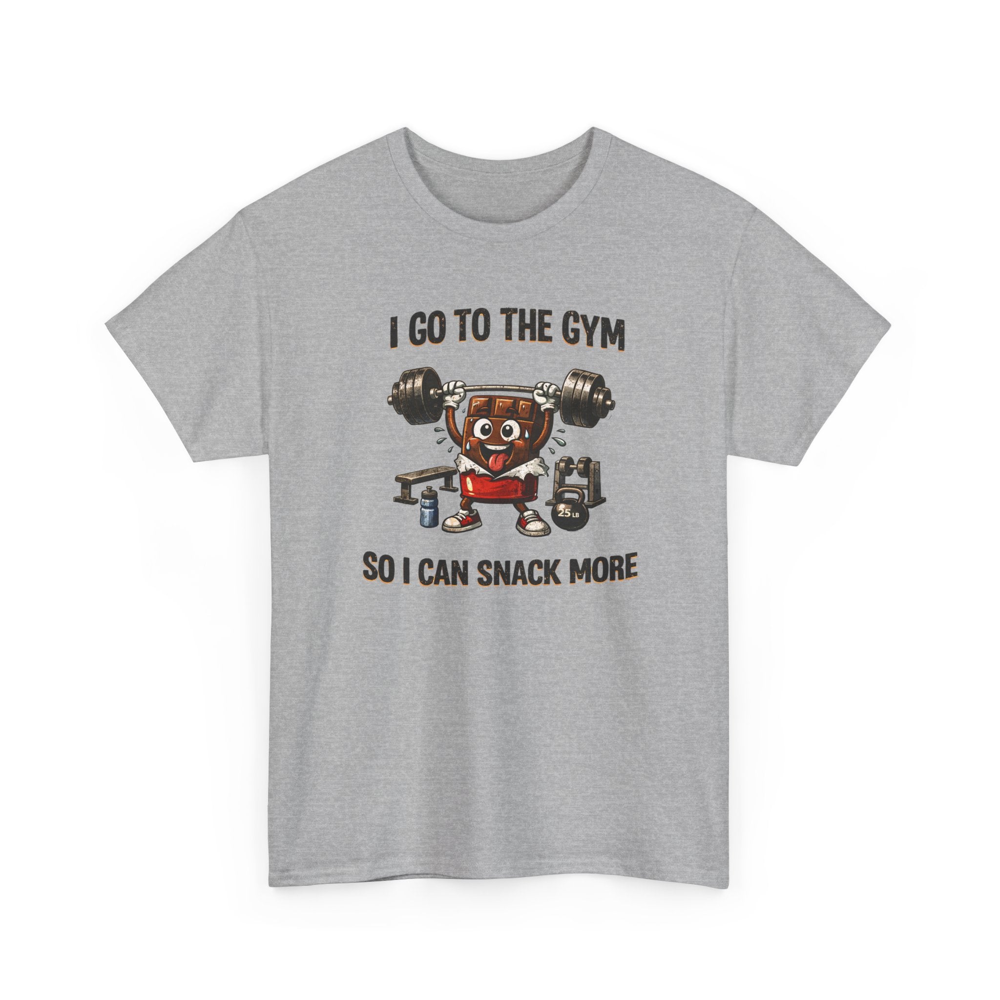 I Go to the Gym So I Can Snack More - Funny Fitness Gym Snack T‑Shirt