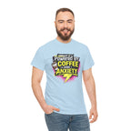 Funny Coffee & Anxiety T-Shirt — "Powered by Coffee and Anxiety" Graphic Tee
