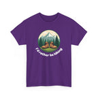 Hiking T-Shirt — 'I'd Rather Be Hiking' Mountain & Camping Graphic Tee
