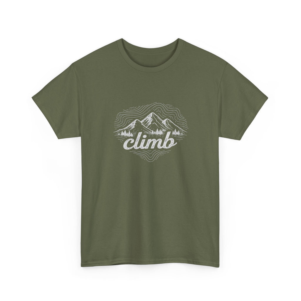Climb Mountains Graphic Tee — Adventure Hiking T‑Shirt