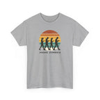 Retro Walking Silhouette T‑Shirt - Smartphone Zombies