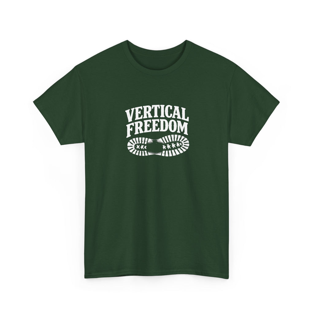Vertical Freedom Outdoor Adventure Hiking Climbing Bootprint Tee