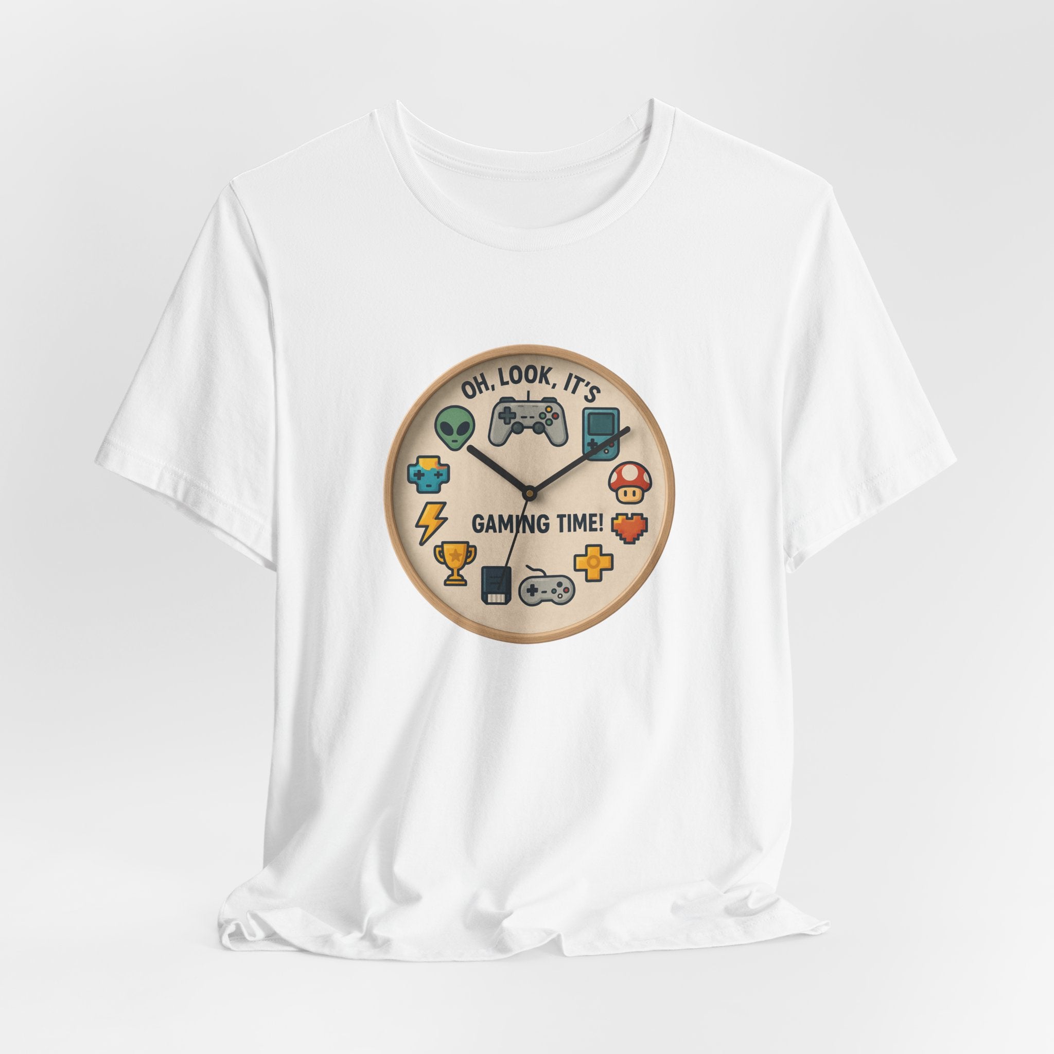 Gaming Time Graphic Tee — "Oh, Look, It's Gaming Time" Video Game Controller Shirt