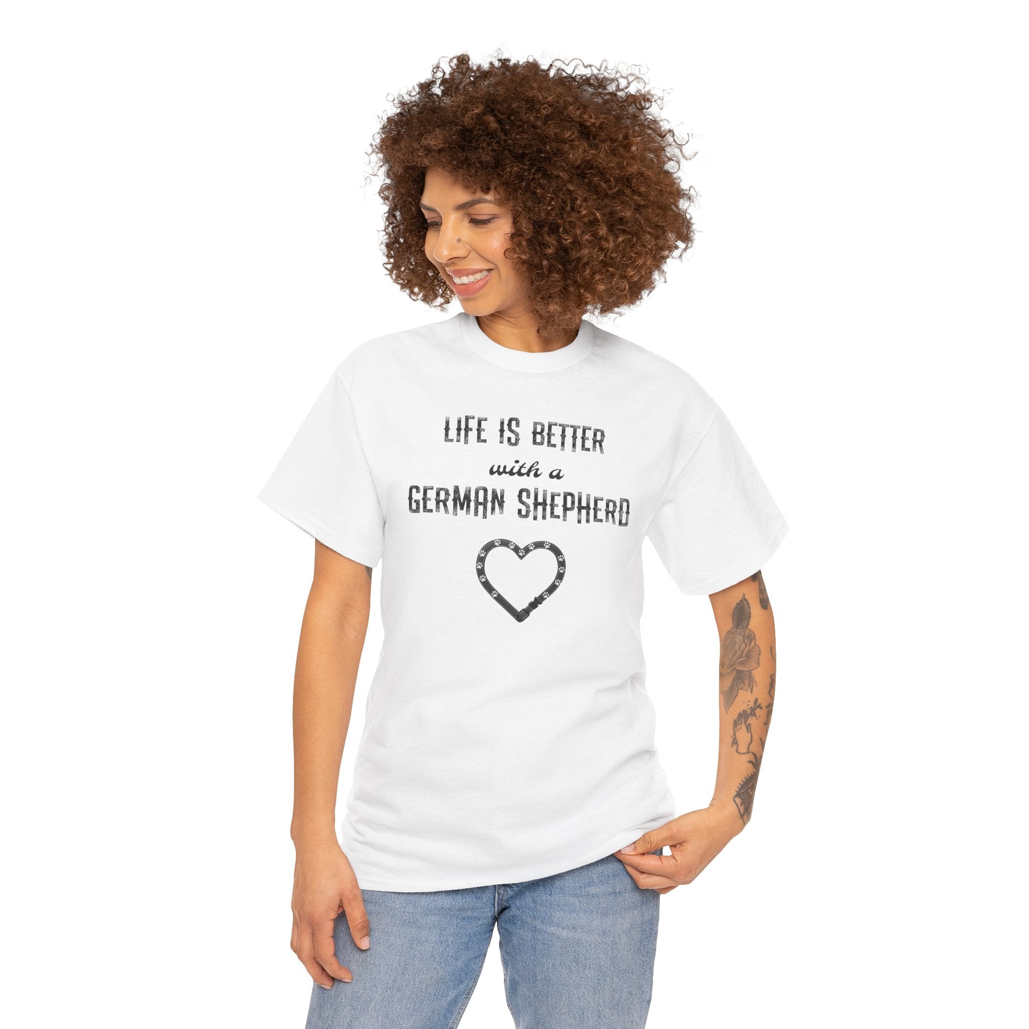 Life Is Better With a German Shepherd T-Shirt — Dog Lover Tee