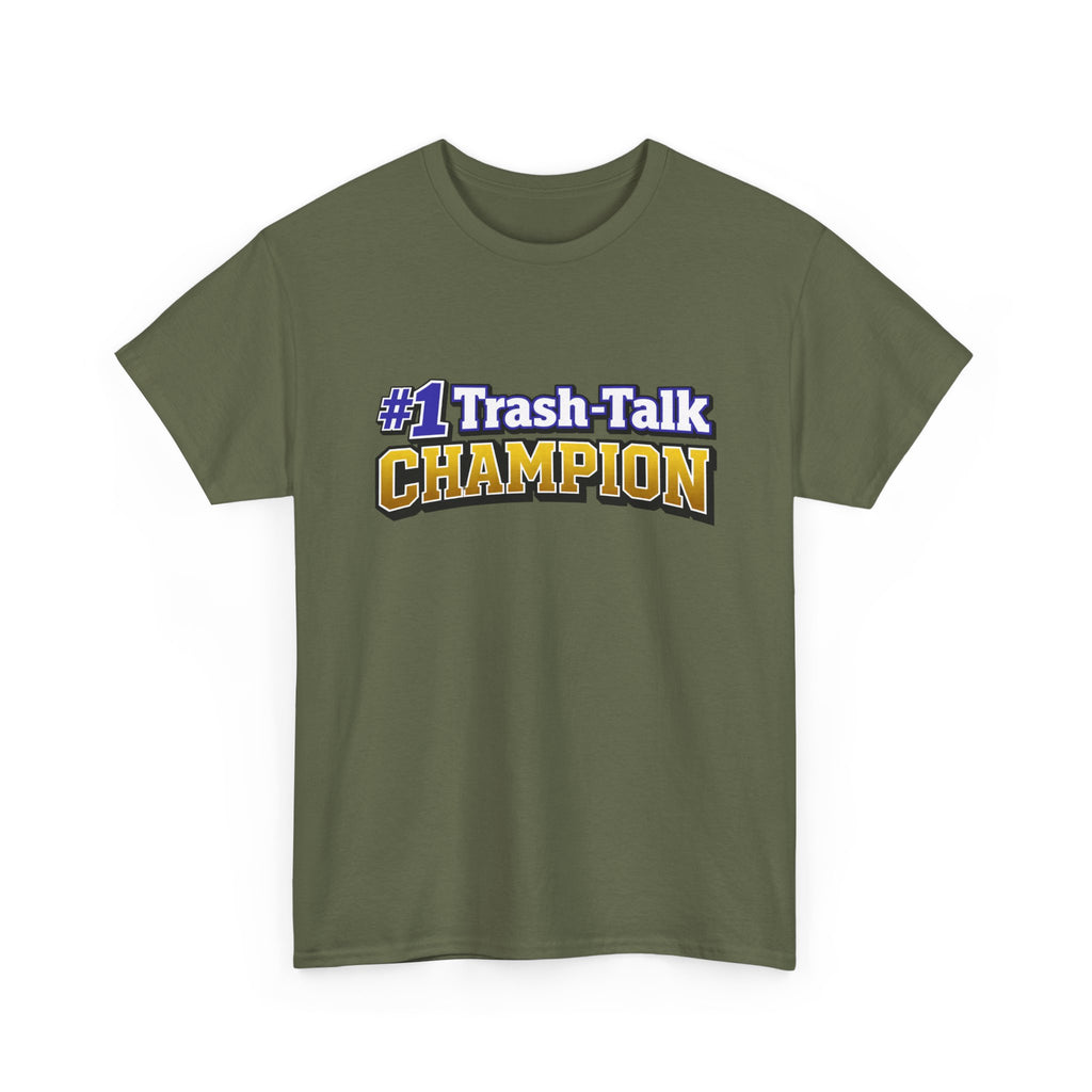 #1 Trash-Talk Champion Funny Sports Fan T-Shirt