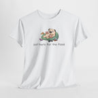 Pug Pizza Tee — "Just Here for the Food" Funny Dog T-Shirt